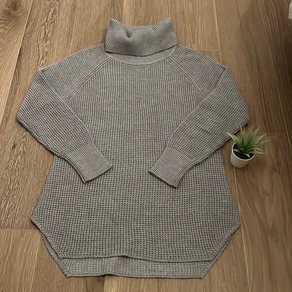 Mendocino Sweaters - M Boutique Turtle Neck Waffle Sweater